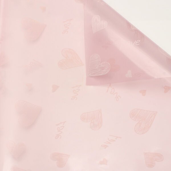 Korean Love Design Waterproof Flower Wrapping Paper