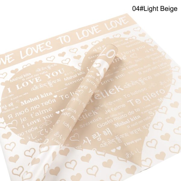 Multilingual I Love You Wrapping Paper