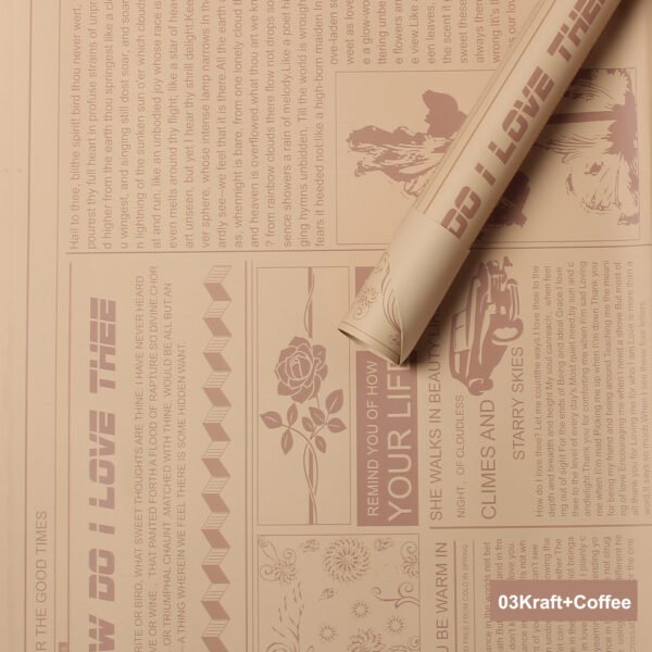 Newspaper Design Gift Packing Paper