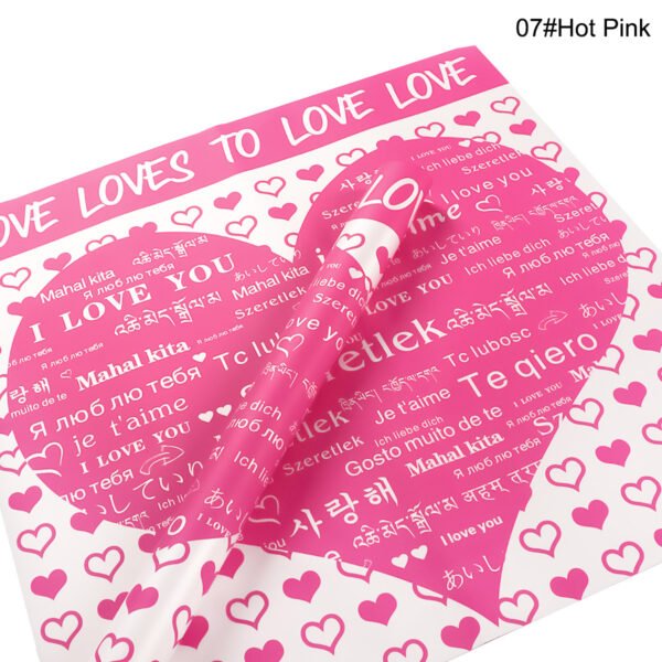 Multilingual I Love You Wrapping Paper