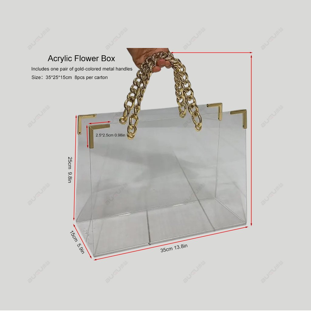 Custom Acrylic Boxes Plastic Acrylic Flower Box for Bouquets - Image 2